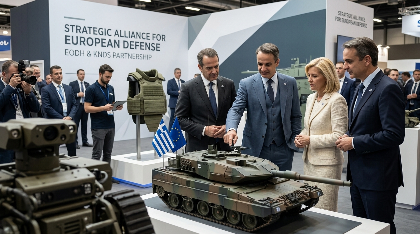 Στρατηγική Συμμαχία EODH και KNDS: Η Ελληνική Αμυντική Βιομηχανία στον Πυρήνα της Ευρωπαϊκής Ισχύος
