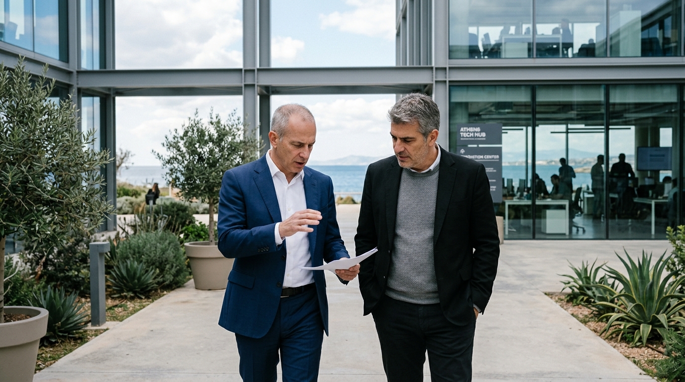 Ο Έλον Μασκ και τα λογότυπα OpenAI και Microsoft σε ψηφιακό φόντο.