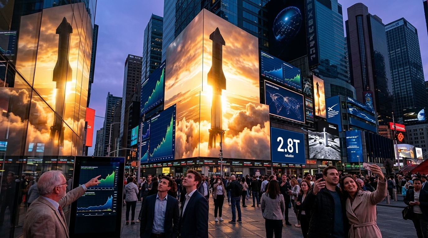 SpaceX Rockets to $2.8 Trillion Valuation: Surpassing Amazon and Challenging Microsoft’s Dominance