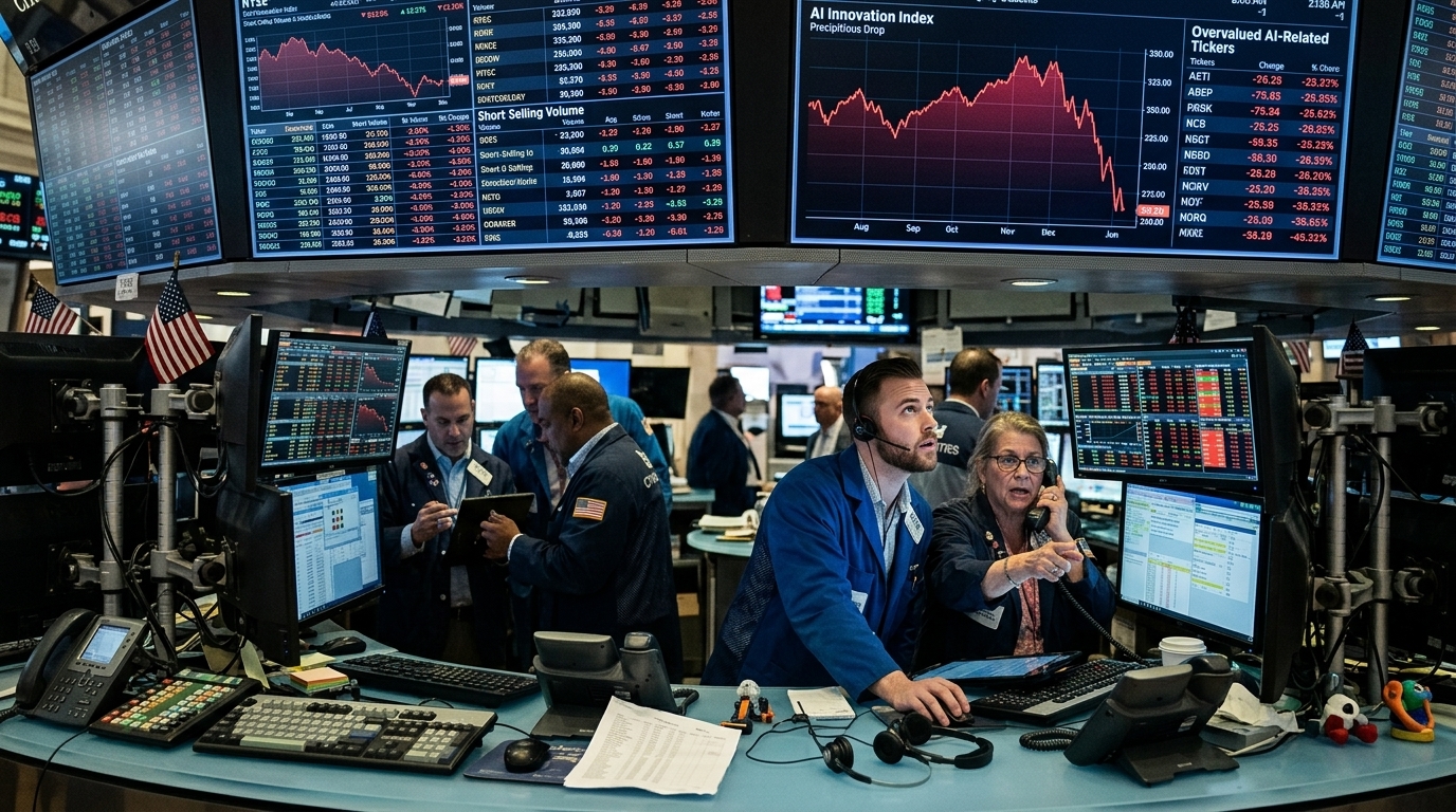 «Fake AI» μετοχές στη Wall Street; Οι short sellers βλέπουν νέα φούσκα τύπου dotcom