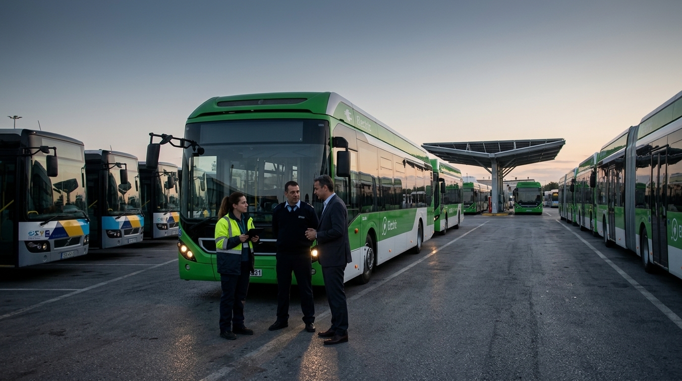 Πράσινη «επανάσταση» στις συγκοινωνίες: 1.700 νέα λεωφορεία στους δρόμους έως το 2028