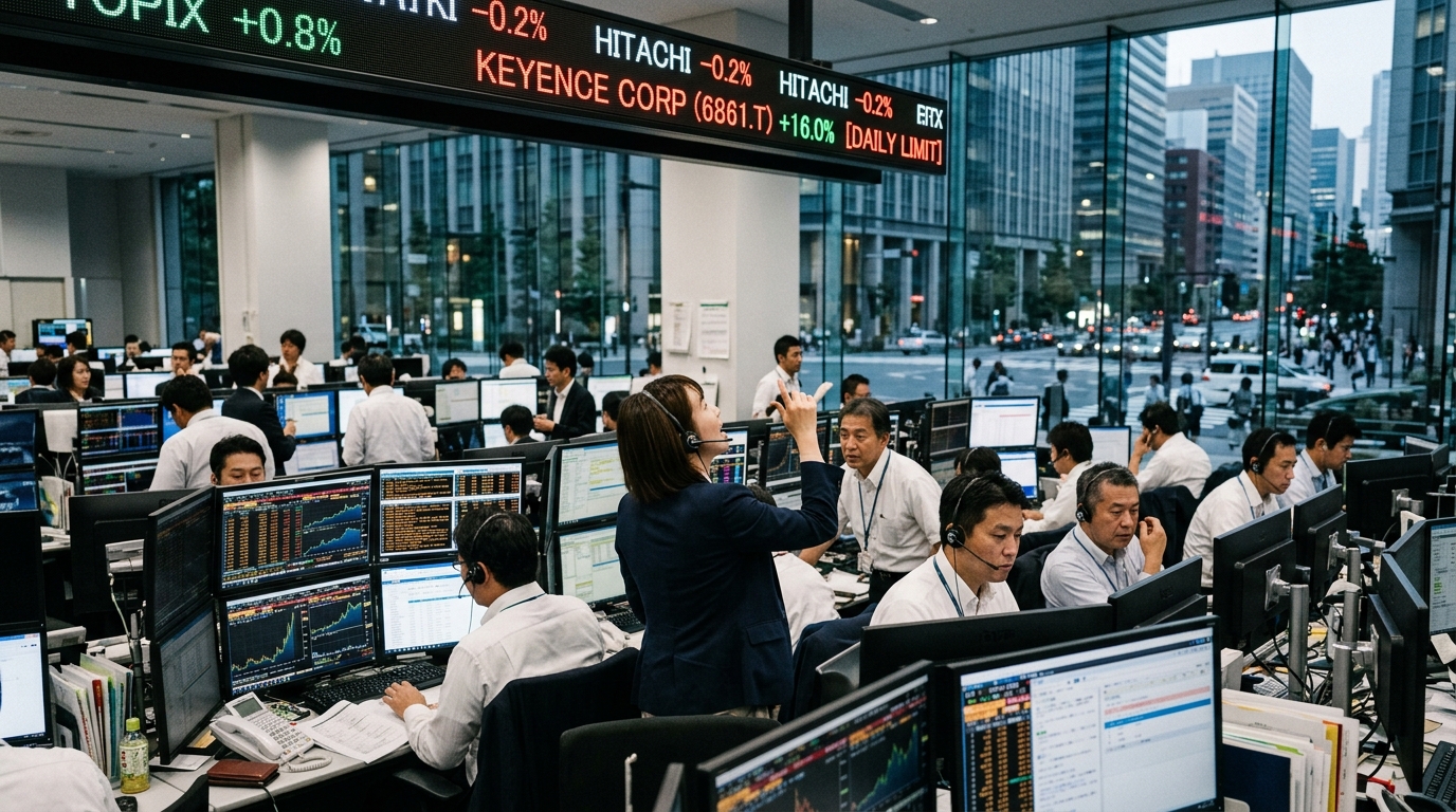 Keyence Surges 16% to Daily Limit: Automation Triumph and the New Industrial Reality