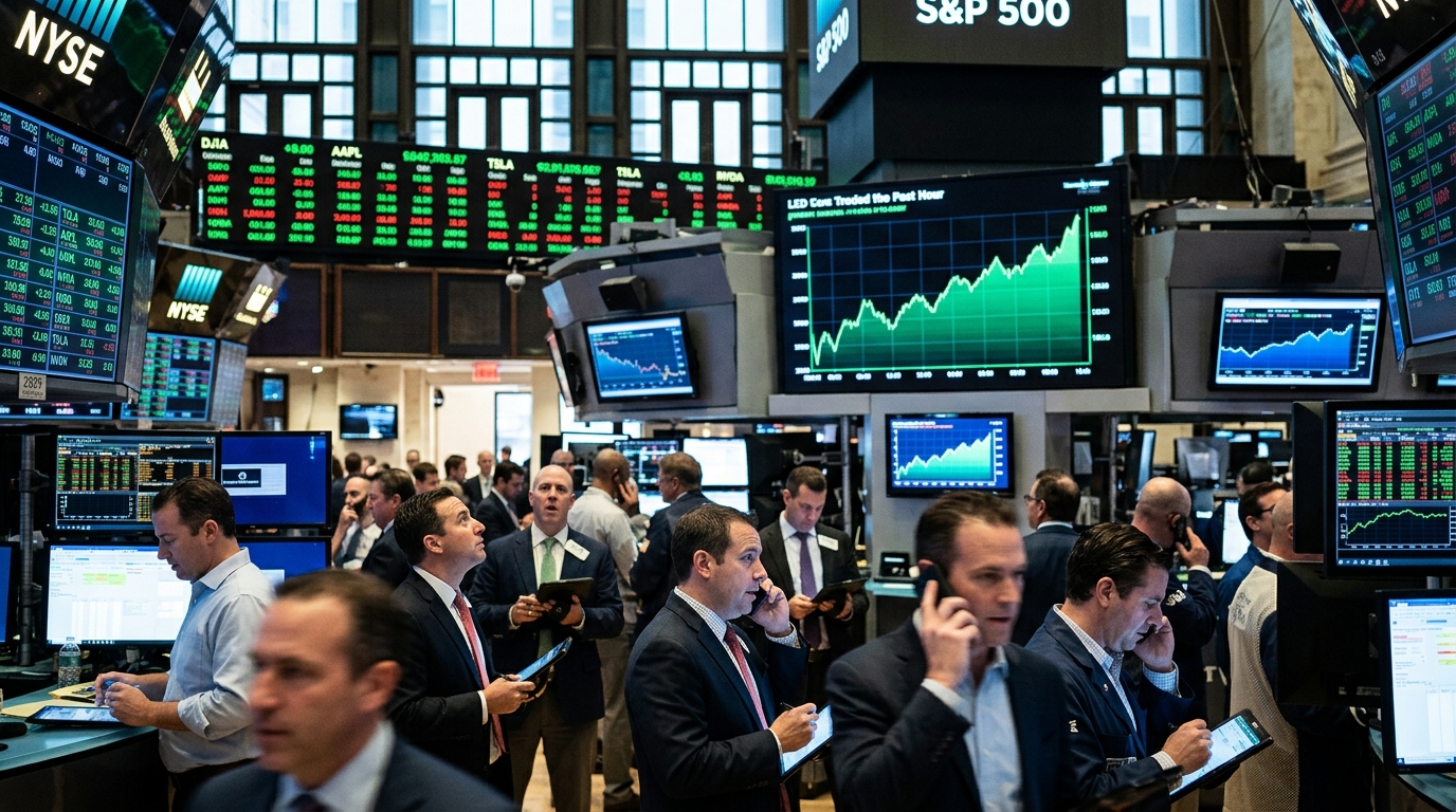 Wall Street Hits Record Highs: Tech Surge and Middle East Peace Hopes Fuel Market Rally