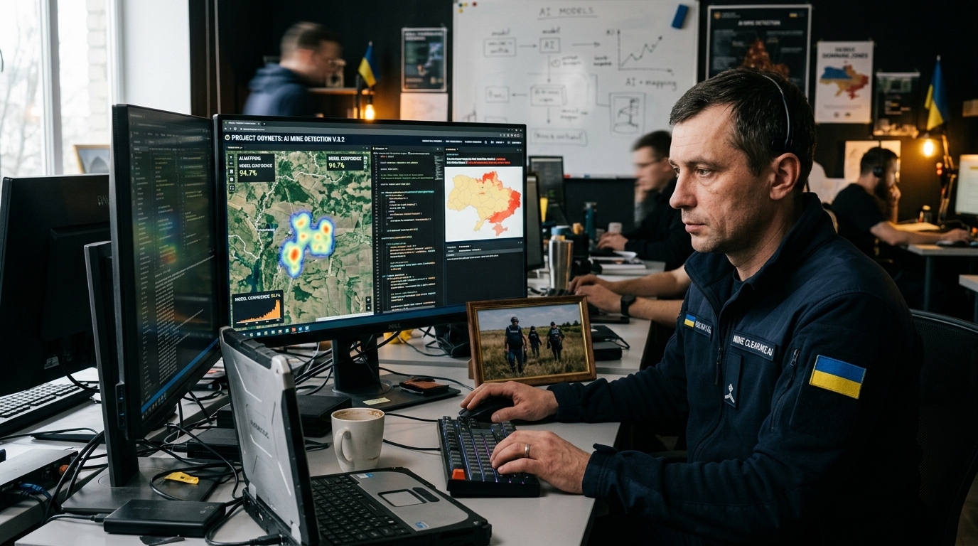 The Invisible Threat: How AI is Transforming Mine Clearance in Ukraine