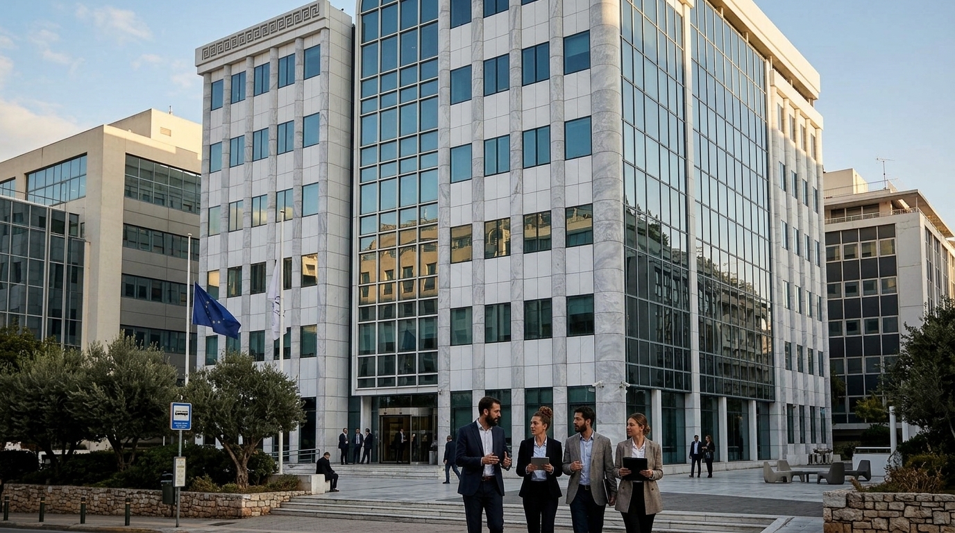 Γράφημα ανόδου του Χρηματιστηρίου Αθηνών και αποδόσεων ROE εισηγμένων εταιρειών.