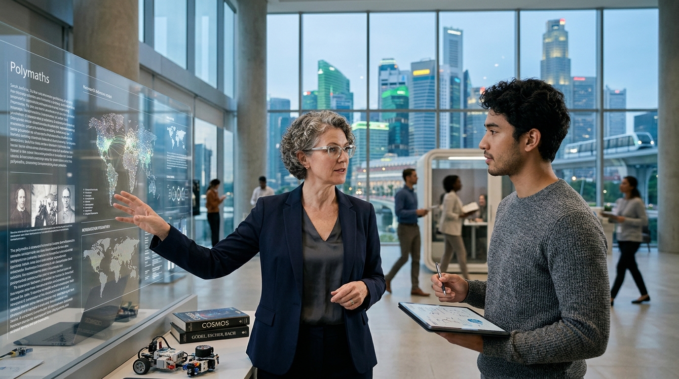 Artificial Intelligence is a Bridge Across Expertise: Redefining the Modern Polymath