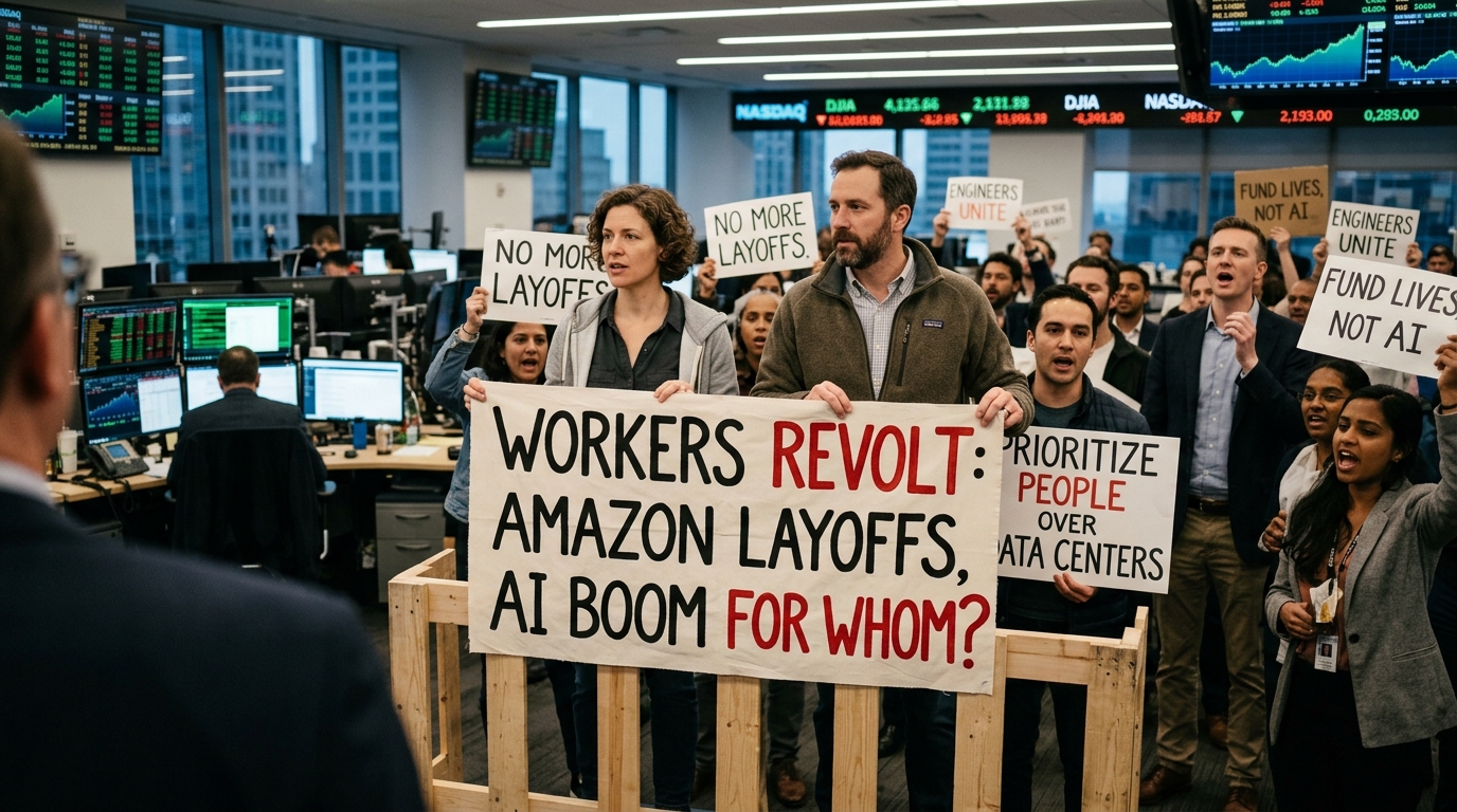 Εξέγερση στο Σιάτλ: Οι μηχανικοί της Amazon καταγγέλλουν την επένδυση δισεκατομμυρίων στο AI εν μέσω 30.000 απολύσεων