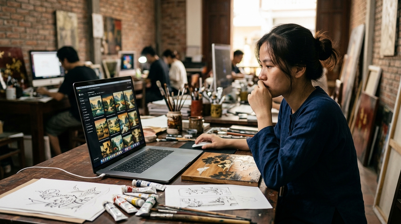 Are Vietnamese Artists Losing Control of Their Work in the Age of AI?
