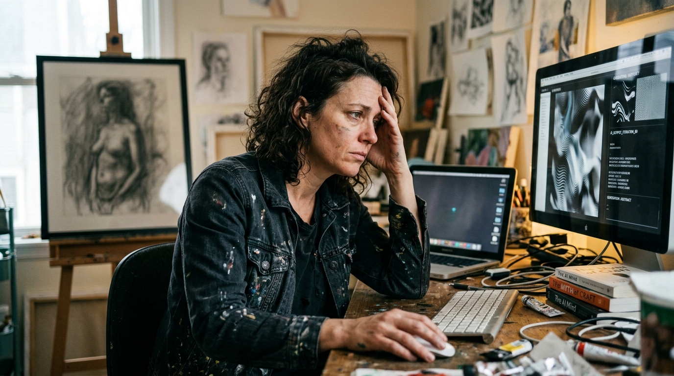 Blood, Sweat and Tears: Why AI Art is a Contradiction in Terms
