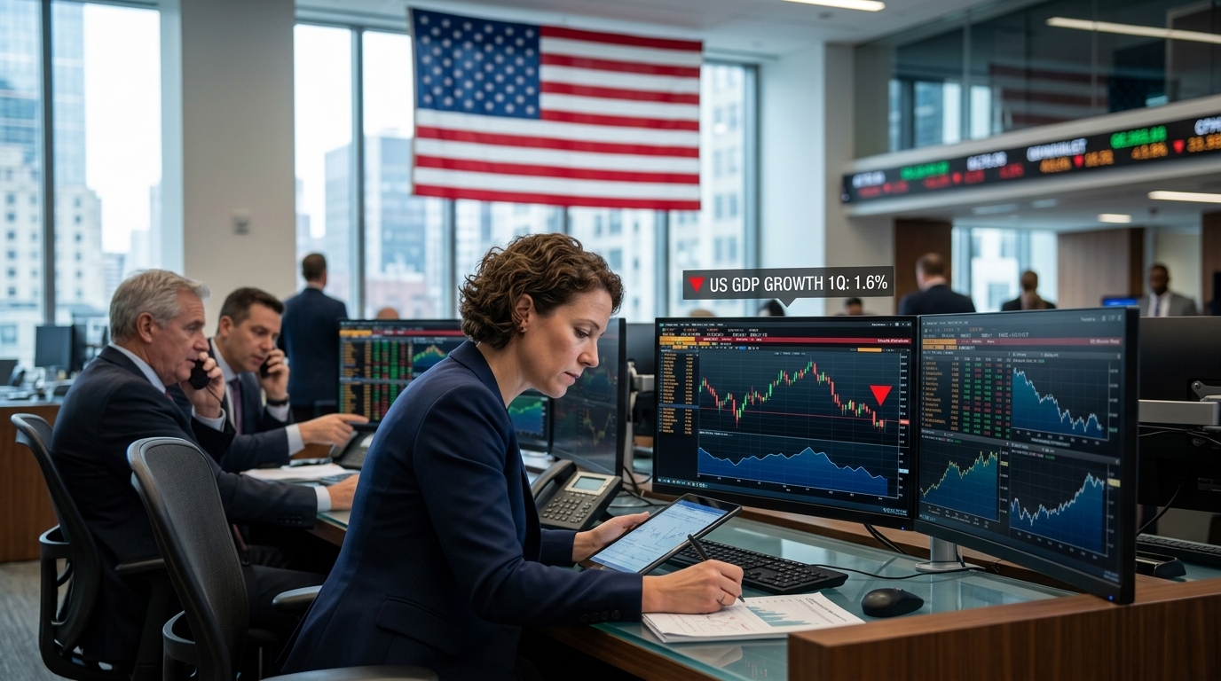US Economy Hits a Speed Bump: Growth Slows to 1.6% Amid Persistent Inflation