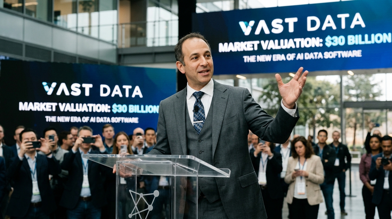 Vast Data Hits $30 Billion Valuation: The AI Software Powerhouse Prepares for Wall Street Debut