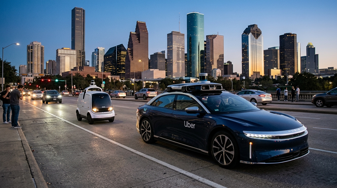 Η Uber φέρνει τα Robotaxis στο Χιούστον με τη Lucid και τη Nuro: Η μεγάλη πρόκληση στη Waymo