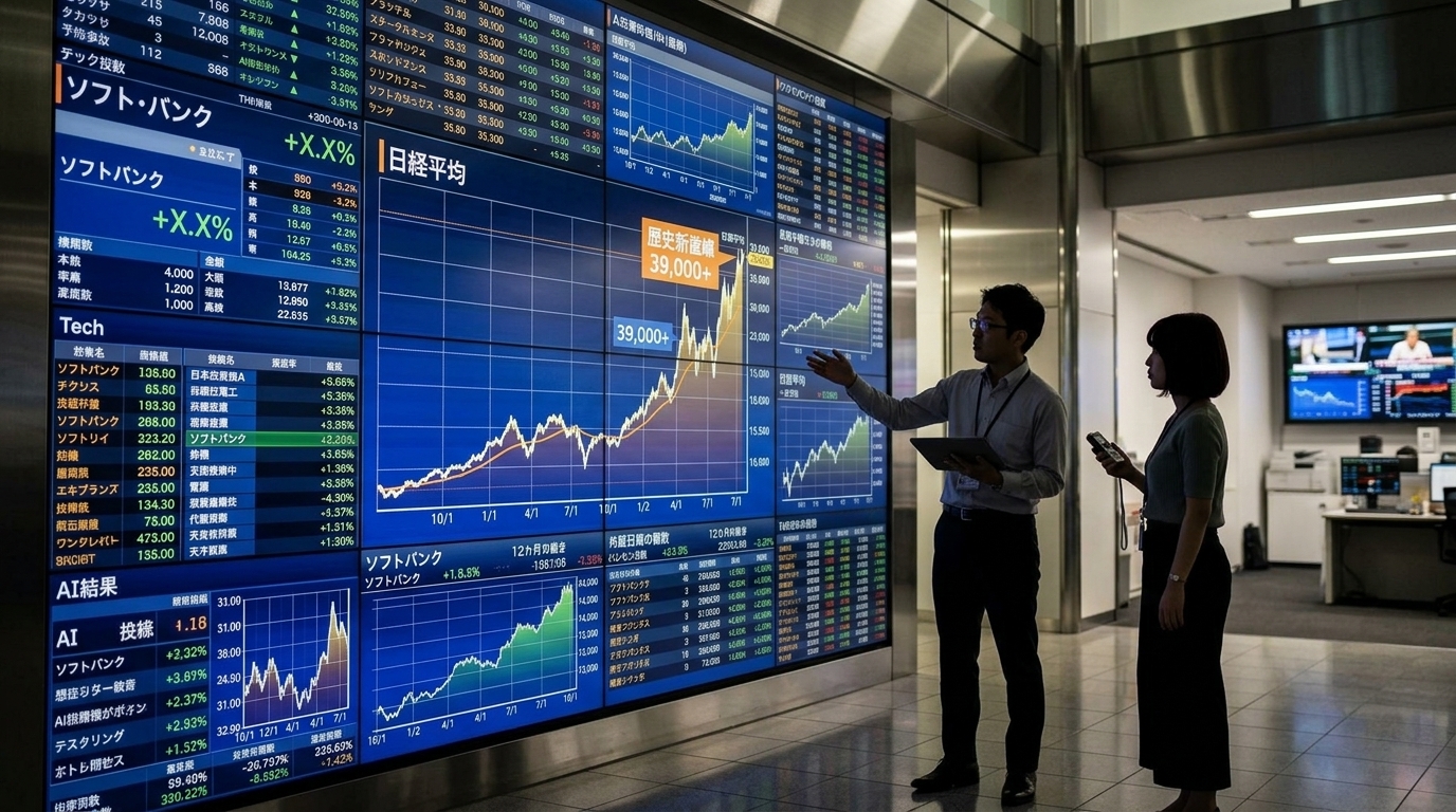 Νέο ιστορικό ρεκόρ για τον Nikkei με «καύσιμο» την ΑI – Η μεγάλη επιστροφή της Softbank και η ιαπωνική αναγέννηση