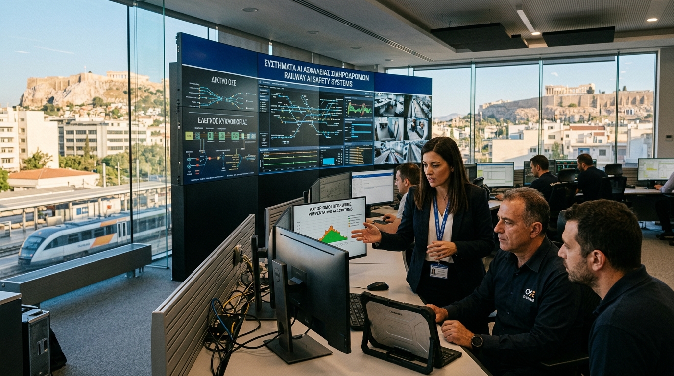 The Digital Shield of Greek Railways: AI as the Guardian of Safety and Communication Protocols