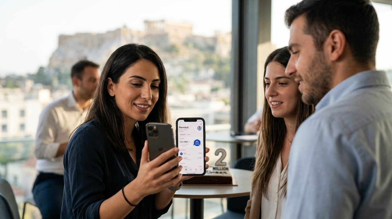 Revolut: Surpassing the 2 Million Milestone in Greece – The Dawn of a New Banking Era