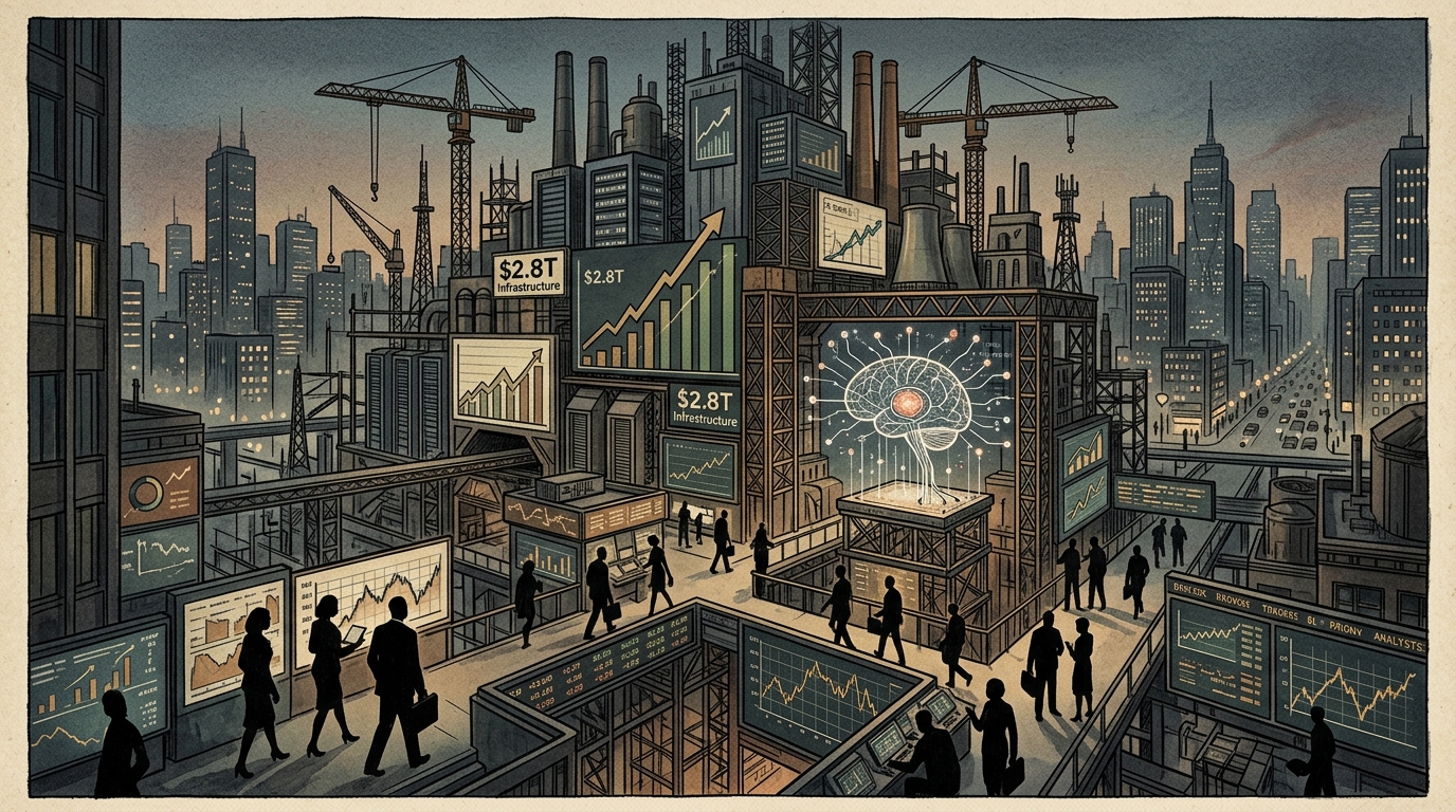 The $2.8 Trillion Paradigm: Why Infrastructure 'Bodies' are Outpacing AI 'Brains'