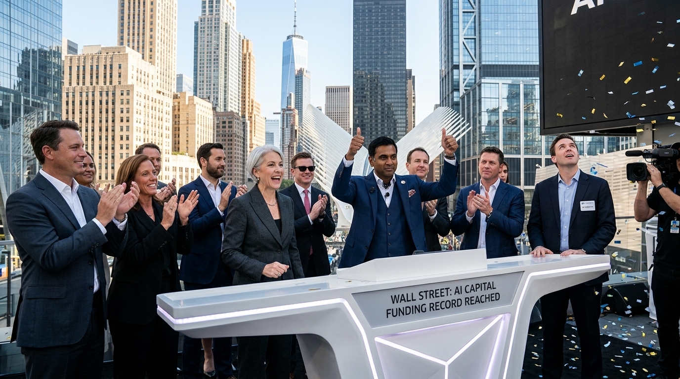 Wall Street: Ρεκόρ άντλησης κεφαλαίων καθώς η κούρσα της AI ανεβάζει ταχύτητα