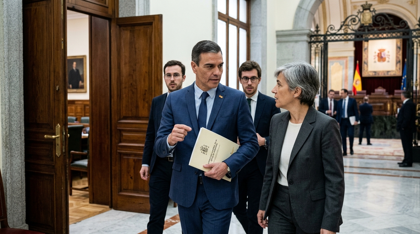 Χάρτης της Ισπανίας με ψηφιακά δίκτυα για την Τεχνητή Νοημοσύνη.