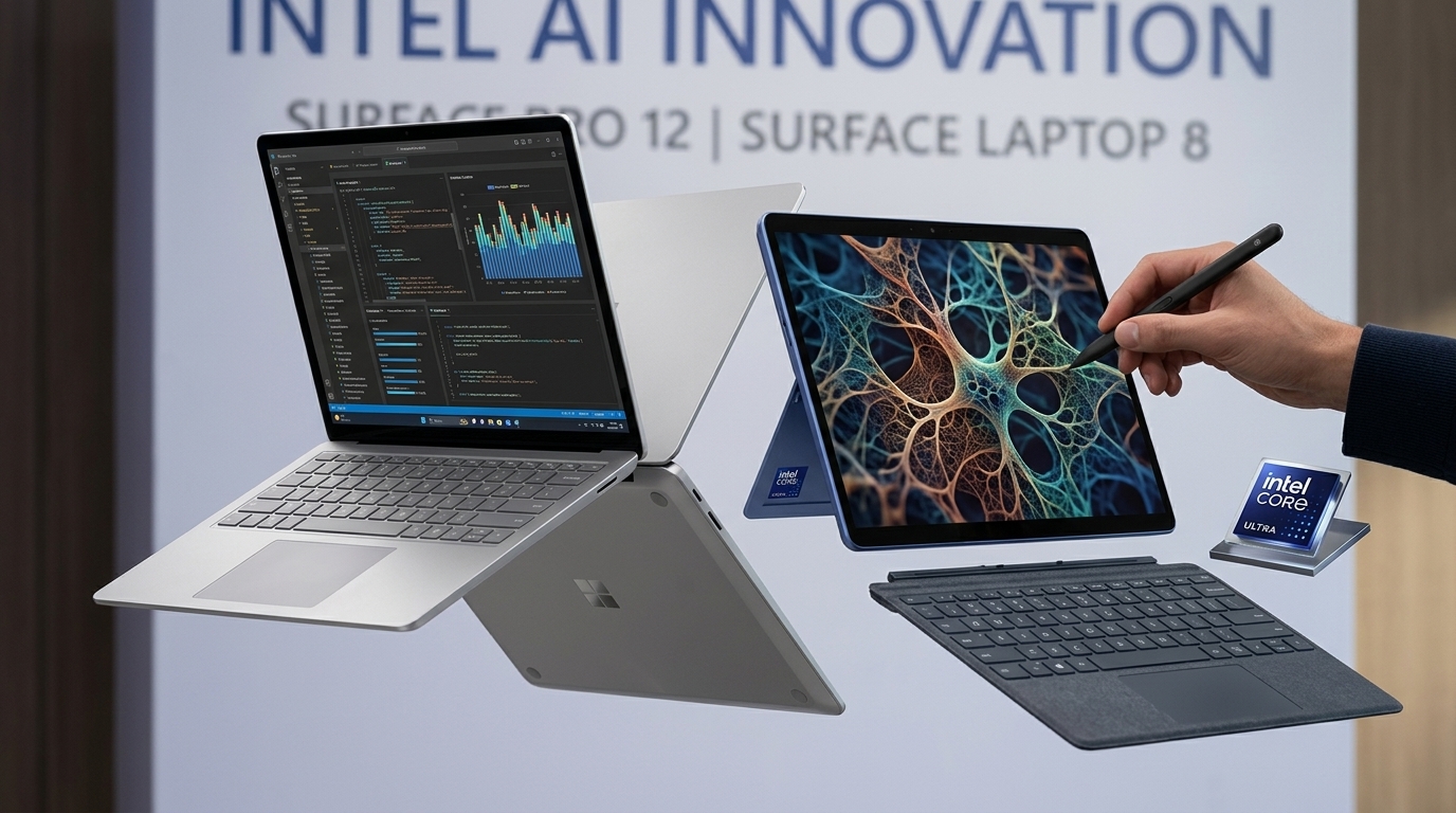 Microsoft Surface Pro 12 και Surface Laptop 8: Η Μεγάλη Επιστροφή της Intel στην AI Εποχή