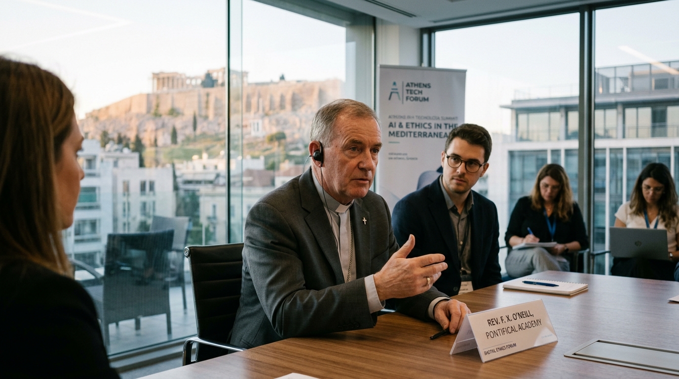 Ο Πάπας Φραγκίσκος συζητά για την Ηθική AI και την τεχνολογία στο Βατικανό.