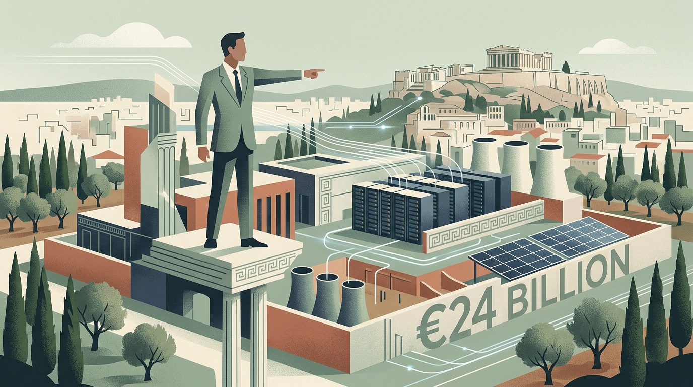 Georgos Stassis: The New PPC Invests €24 Billion to Build Greece's Largest Data Center