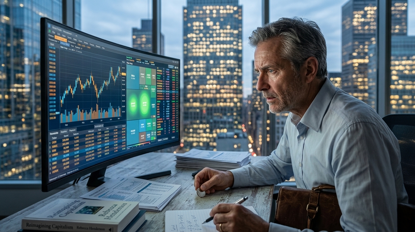 Financial chart representing the Bliss Trade phenomenon and public debt risks.