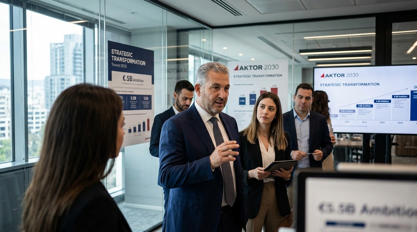 Όμιλος Aktor: Ο Στρατηγικός Μετασχηματισμός προς το 2030 και το Στοίχημα των 5,5 Δισεκατομμυρίων