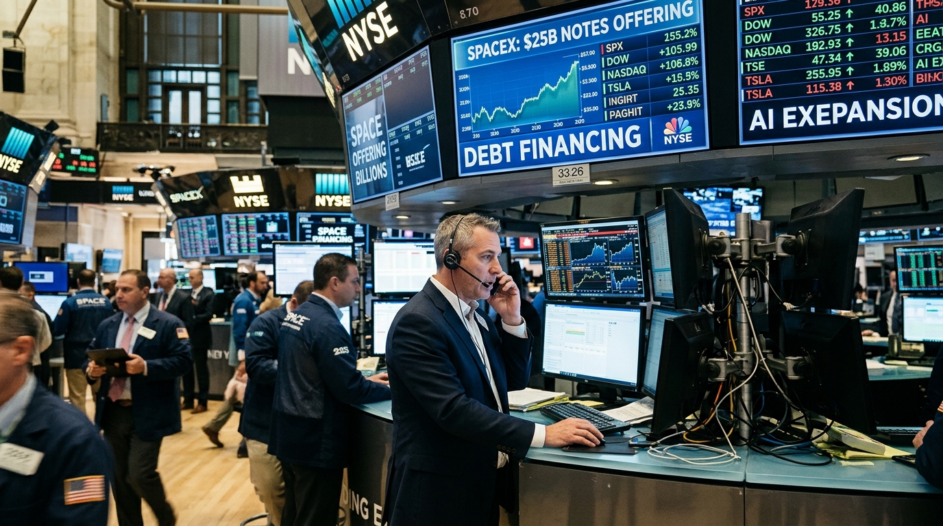 SpaceX in Orbit of Financial Dominance: The $25 Billion Notes Offering for Debt and AI Expansion