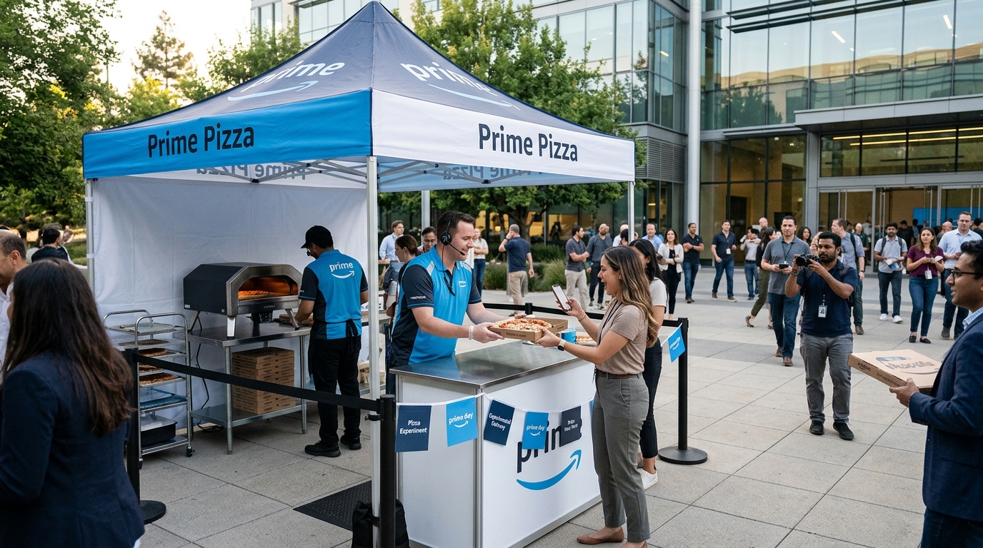 The Pizza Experiment: How Amazon Uses Prime Day to Crack the Meal-Delivery Code