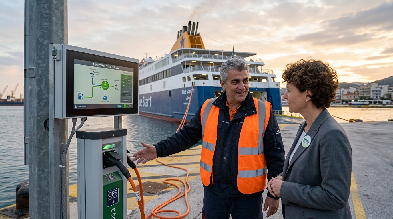 Igoumenitsa Port featuring green transition infrastructure and digital intelligence systems.