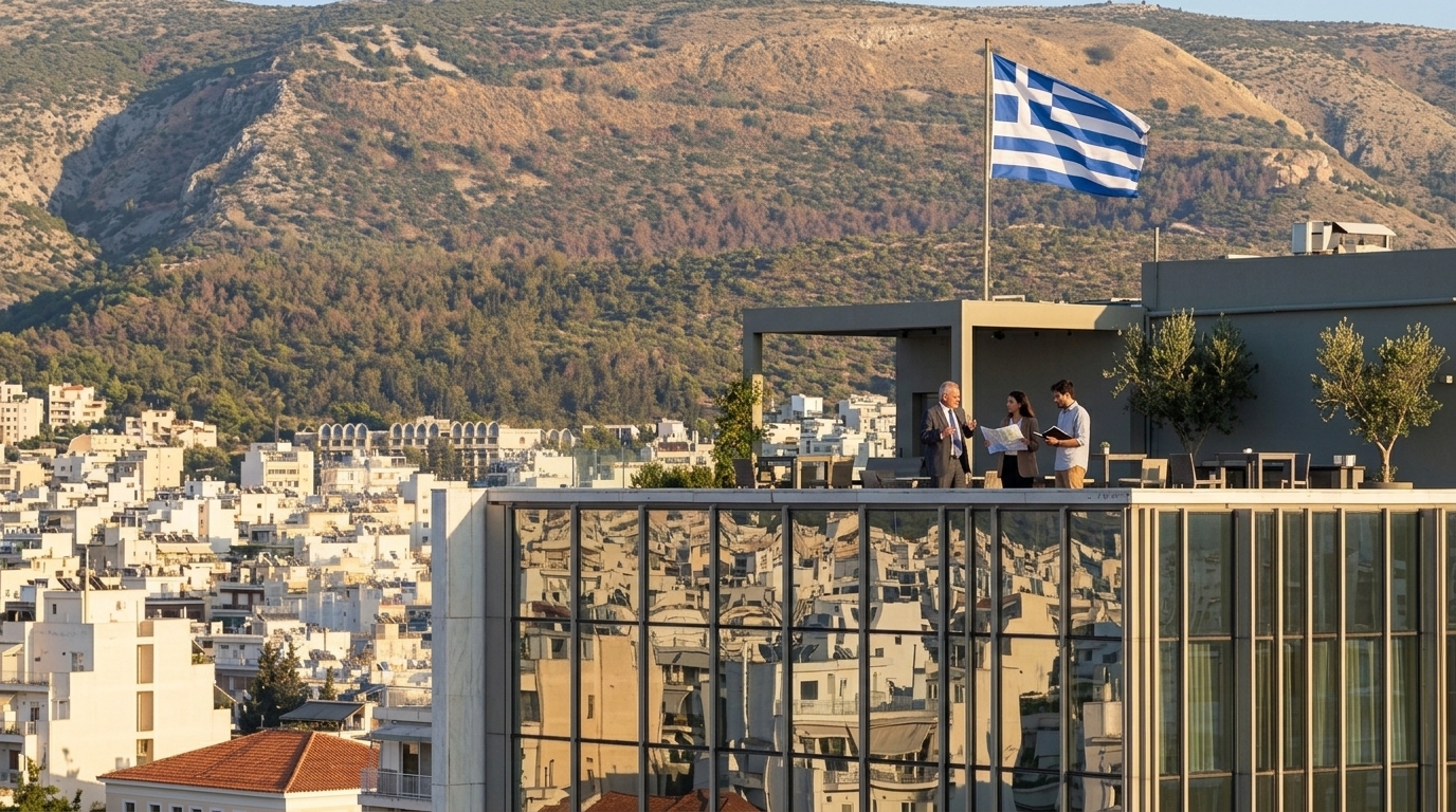 Economic growth chart for Greece projecting 2026 performance.