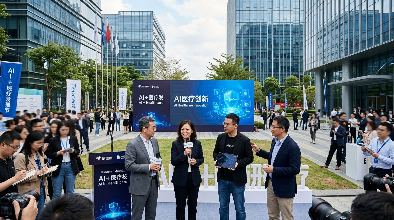 AI Healthcare Fills with Internet Giants: ByteDance, Tencent, JD Health, and Ant Group Go All In
