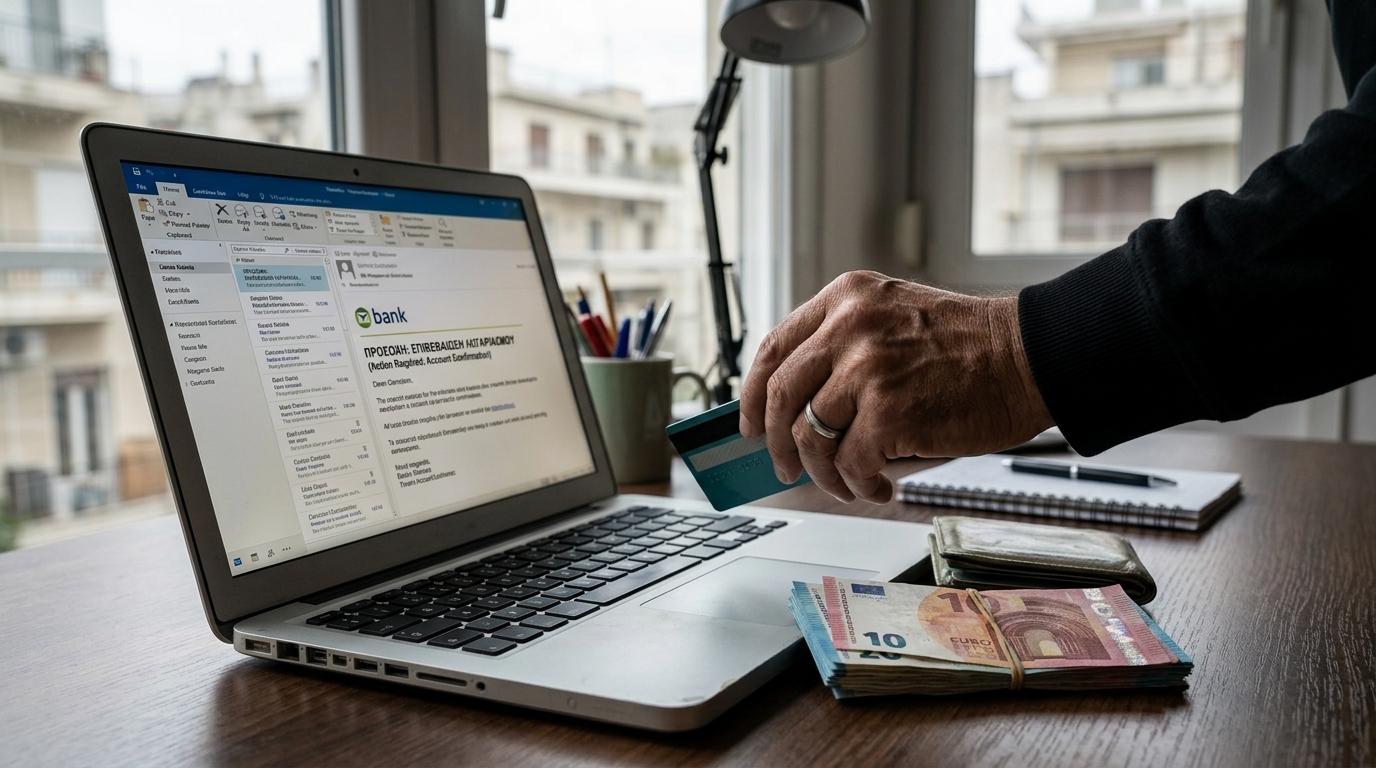 Bank of Greece: Card Fraud Slows in 2025, but Online Scams Persist