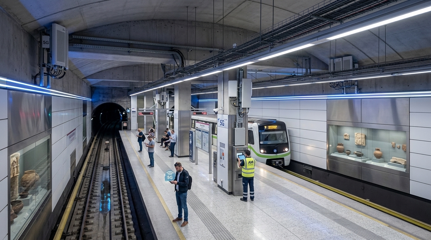 Η Ψηφιακή Μετάβαση των Υπογείων: Το Στοίχημα του 5G στο Μετρό της Αθήνας