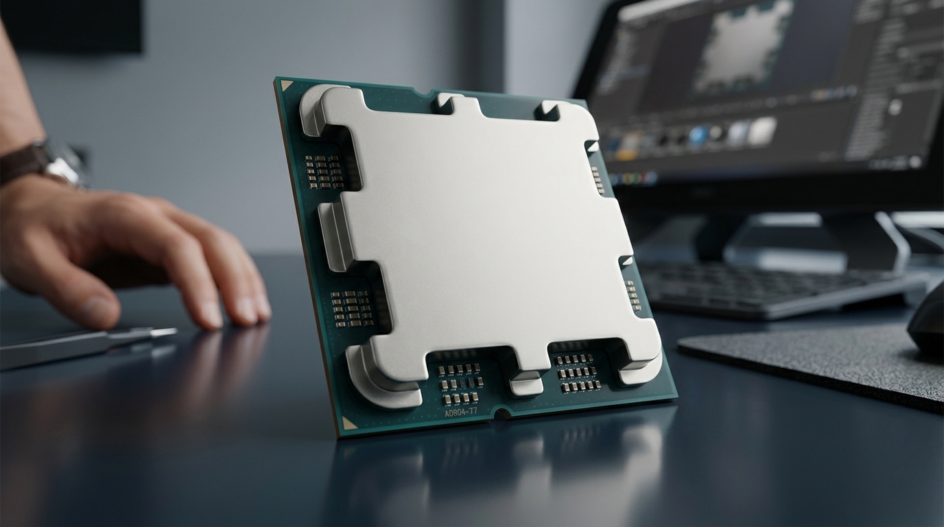 AMD Ryzen PRO 9000 processor featuring 3D V-Cache technology for workstations.