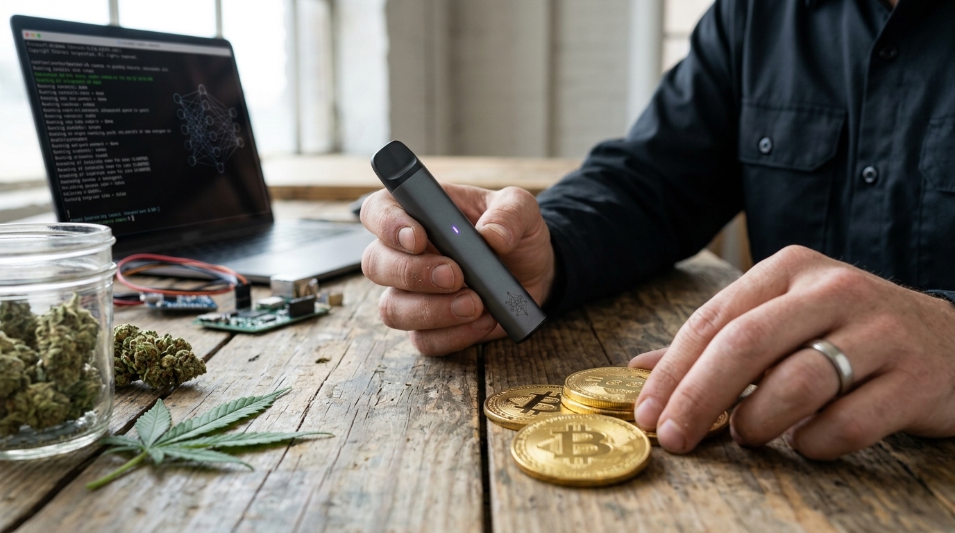 The Bizarre Rise of the AI Vape: When Cannabis Meets Bitcoin and Artificial Intelligence
