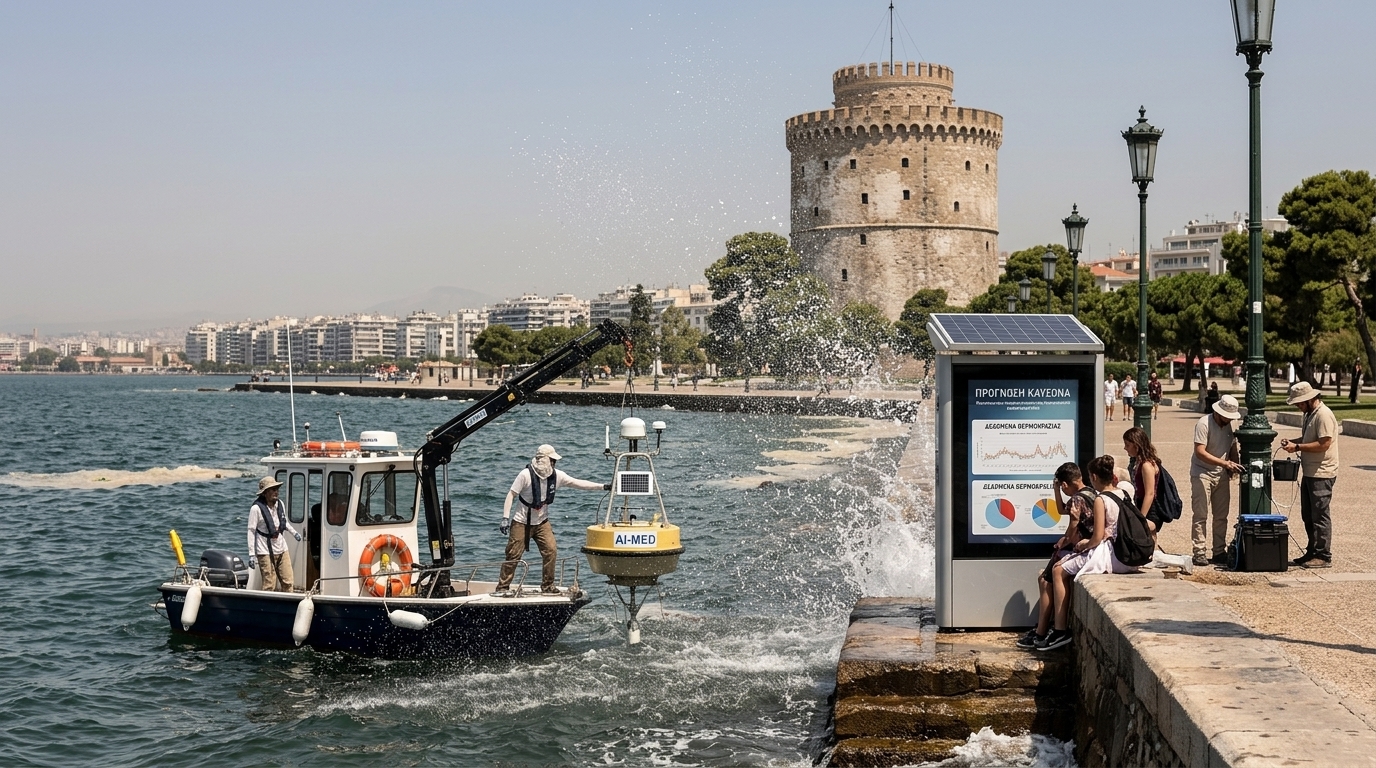 Πλατφόρμα Τεχνητής Νοημοσύνης για την παρακολούθηση του Θερμαϊκού Κόλπου.