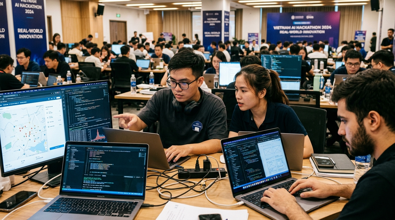 The Revolution of 2,000: Vietnam’s First AI Hackathon Redefines Real-World Innovation