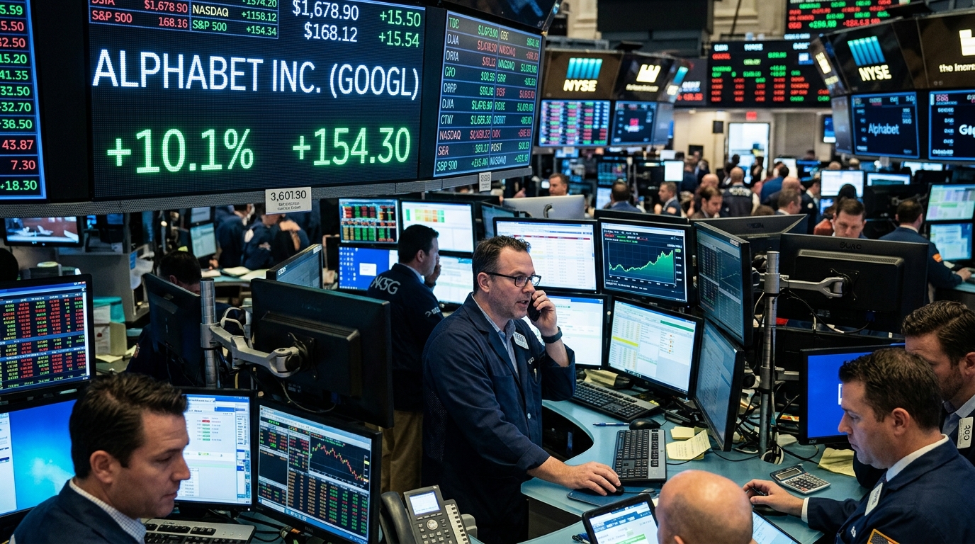Άλμα 10% για την Alphabet: Η Τεχνητή Νοημοσύνη Μεταμορφώνει τα Κέρδη σε Πραγματικότητα