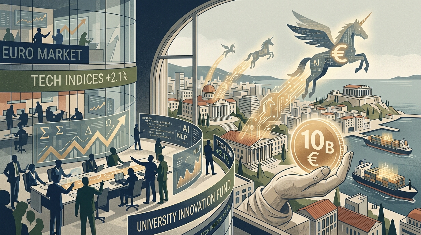 The €10 Billion Dividend: Can Greece Turn Universities into AI Unicorn Factories?