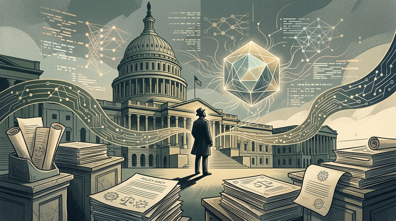 National Cyber Director Sean Cairncross discussing AI policy and cybersecurity in Washington.