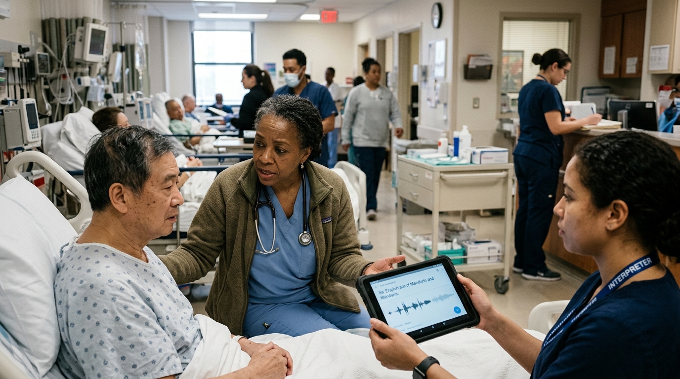 AI in Healthcare Translation and Interpretive Services: The High Stakes of Clinical Accuracy and Legal Compliance