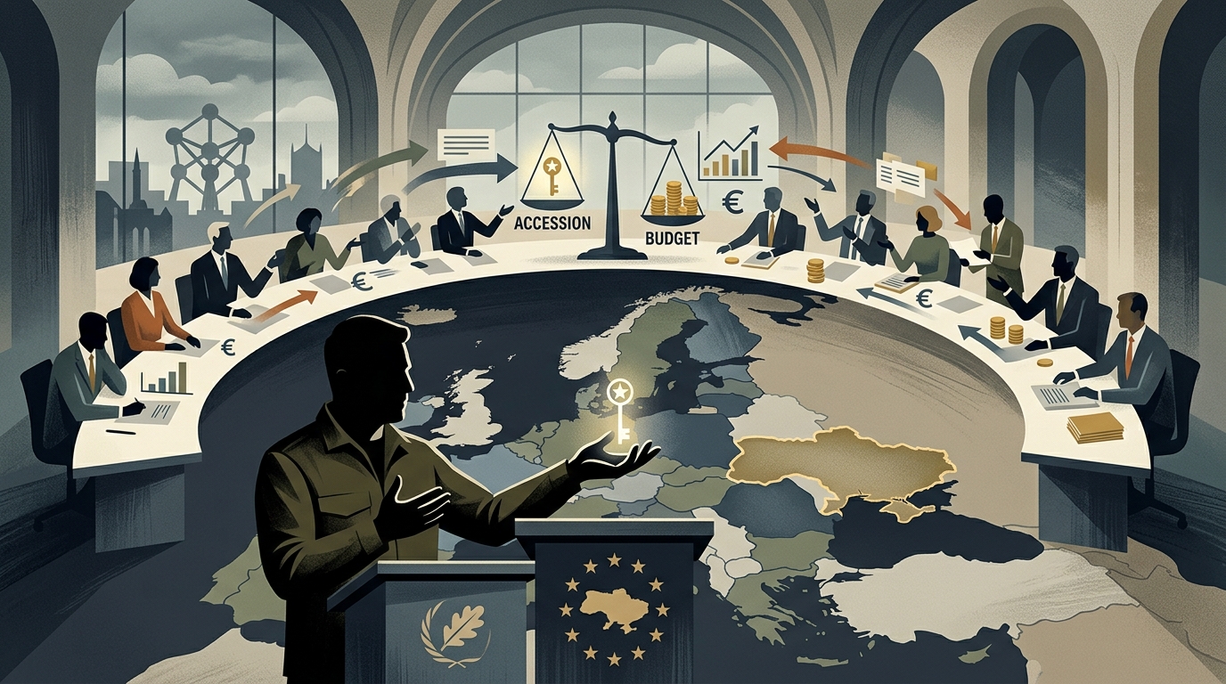 Europe at a Crossroads: Zelenskyy’s Fast-Track Accession Plea and the Budgetary Battle in Brussels