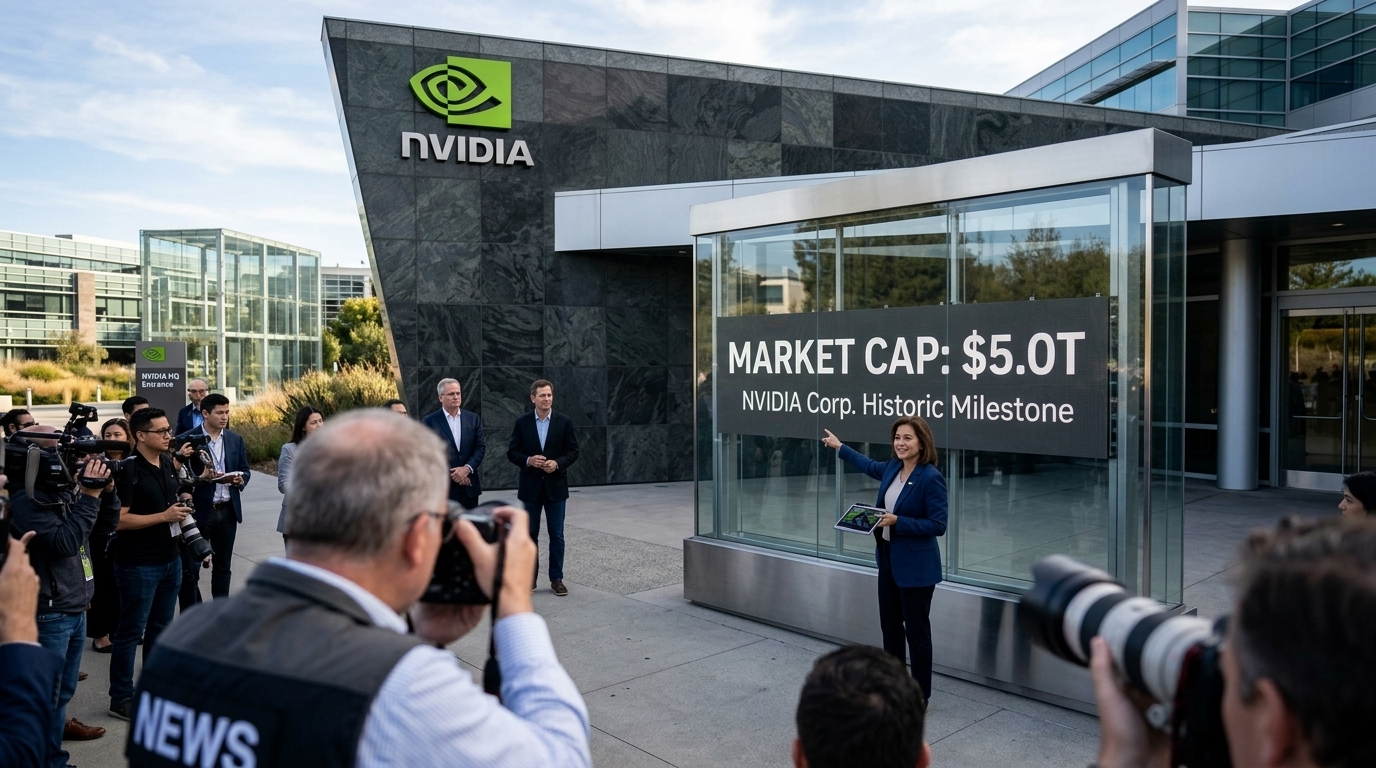 Η Αυτοκρατορία των Ημιαγωγών: Η Nvidia σπάει το ιστορικό φράγμα των 5 τρισεκατομμυρίων δολαρίων