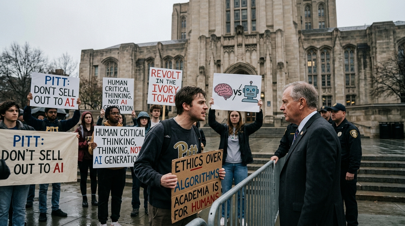 Revolt in the Ivory Tower: The Clash Between Students and Academia Over AI Adoption at Pitt