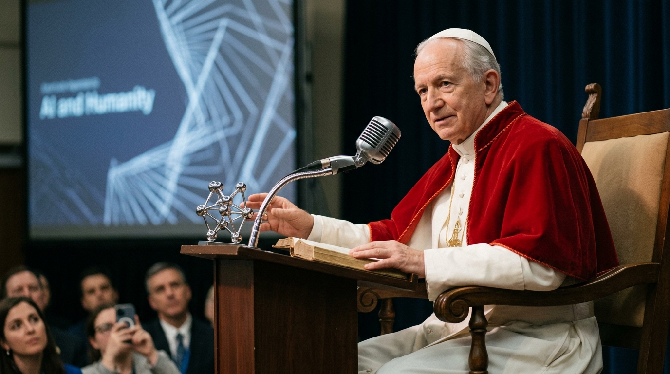 'Profound, prophetic': Pope Leo warns of AI's dehumanizing effects
