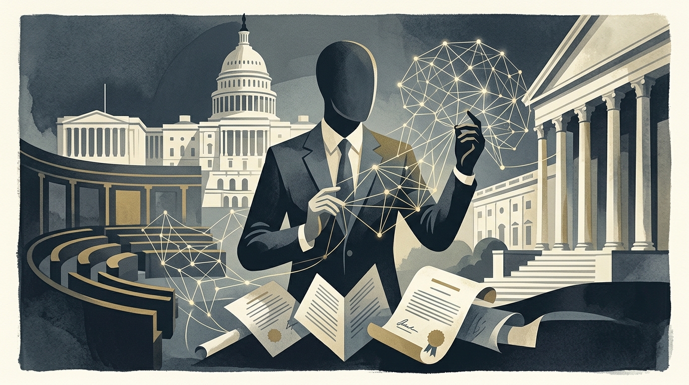 Sam Altman discussing AI governance and infrastructure in Washington.