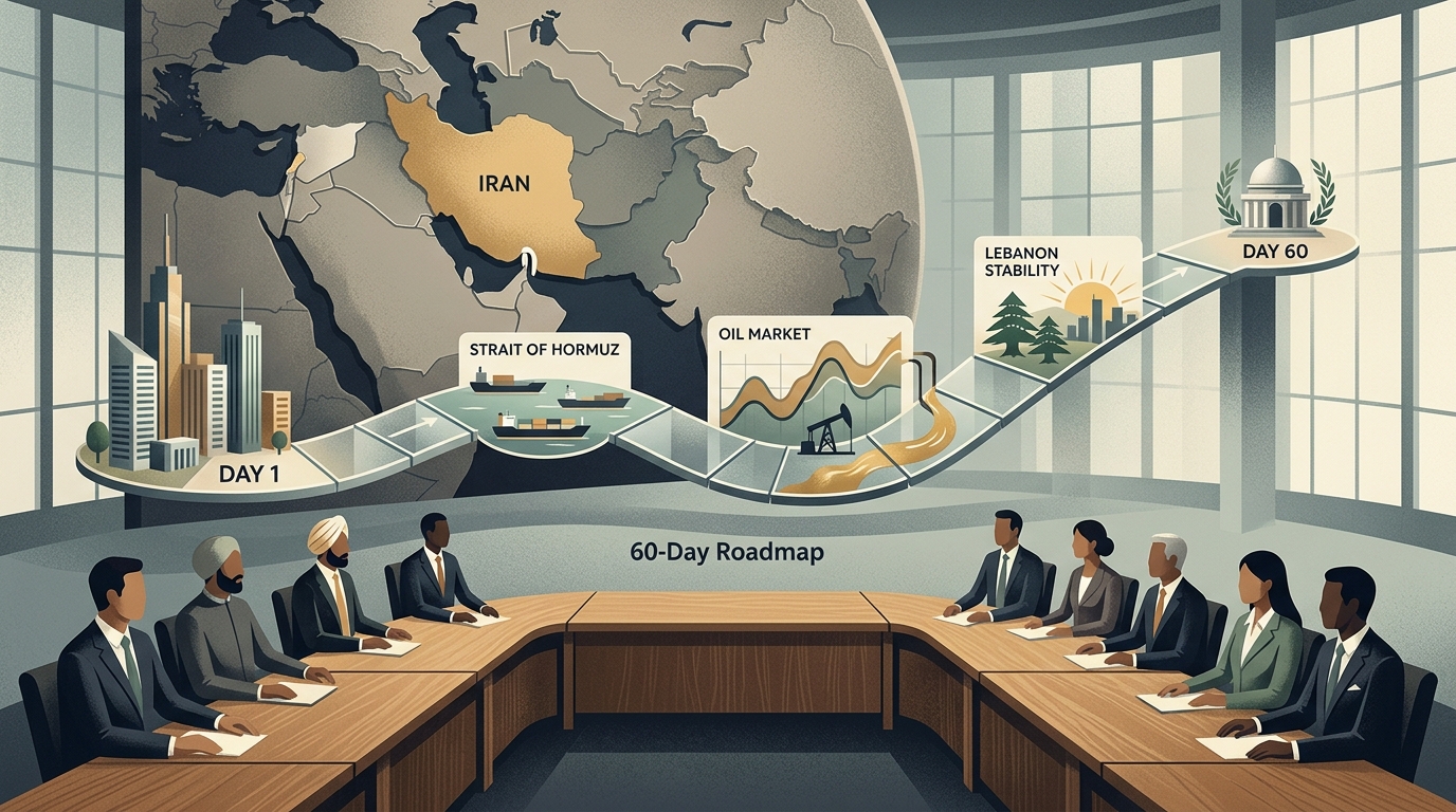 US – Iran: A 60-Day Roadmap for an Agreement – The Plan for Hormuz, Oil, and Lebanon