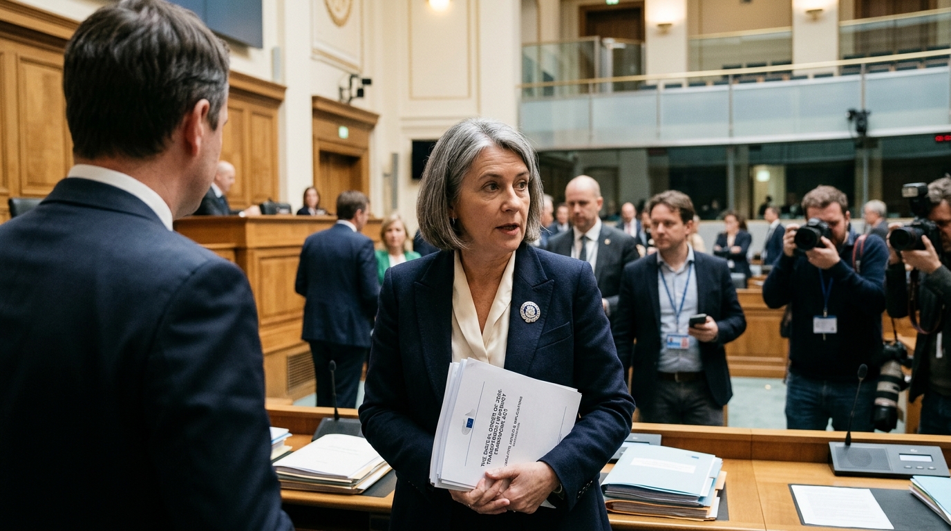 Ψηφιακή απεικόνιση της νομοθεσίας ΤΝ και της Συμμαχίας για τη Διαφάνεια το 2026.