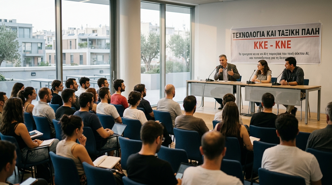 Η Τεχνητή Νοημοσύνη στο Στόχαστρο της Ταξικής Πάλης: Η Μεγάλη Εκδήλωση του ΚΚΕ και της ΚΝΕ
